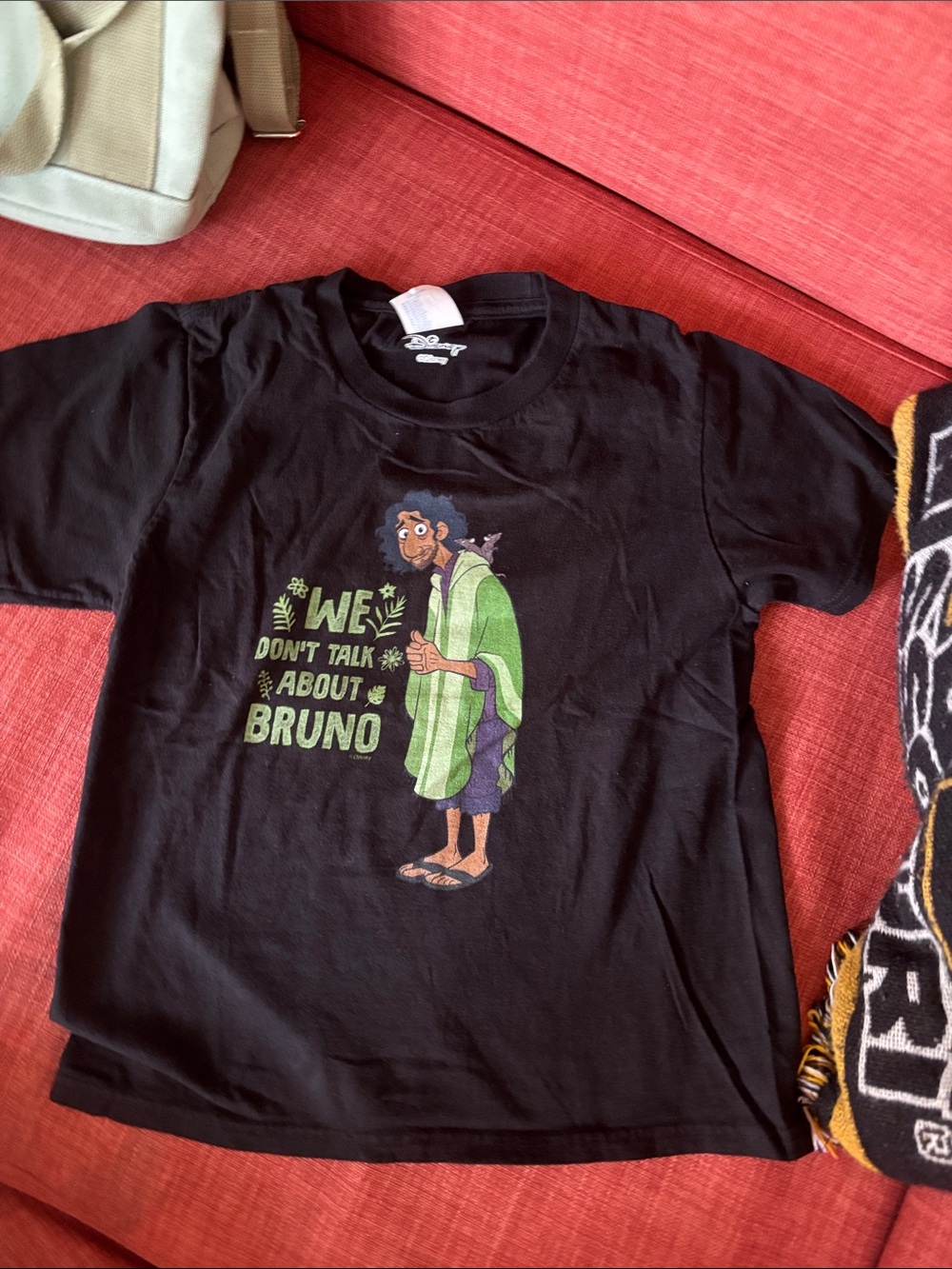 Disney Black Tee with Green Bruno Graphic